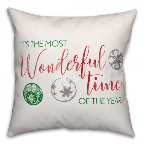 It's the Most Wonderful Time of the Year Pillow
