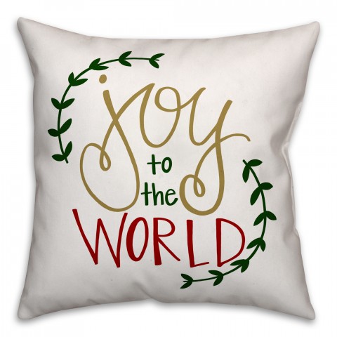 Joy to the World Pillow