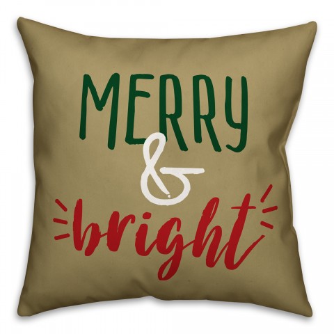 Merry and Bright Pillow