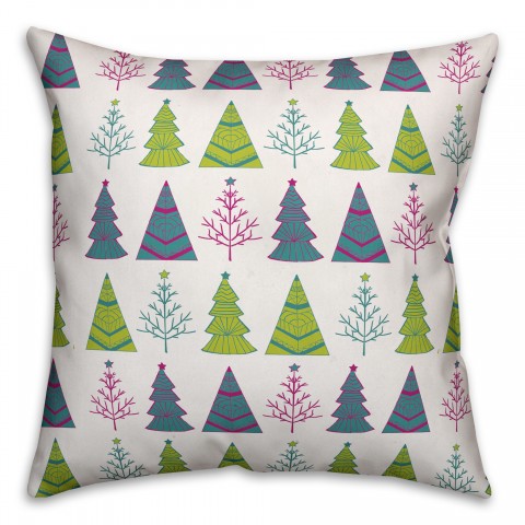 Christmas Tree Pattern Pillow