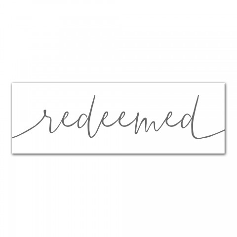 Redeemed Script Wall Art