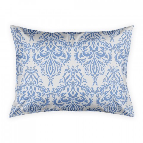 Blue Damask Sham