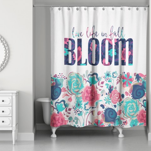  In Full Bloom 71x74 Shower Curtain