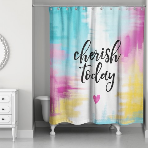  Cherish Today 71x74 Shower Curtain