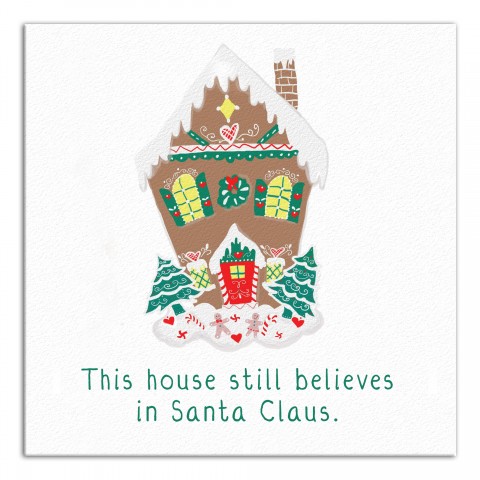 This House Believes 12x12 Canvas Wall Art