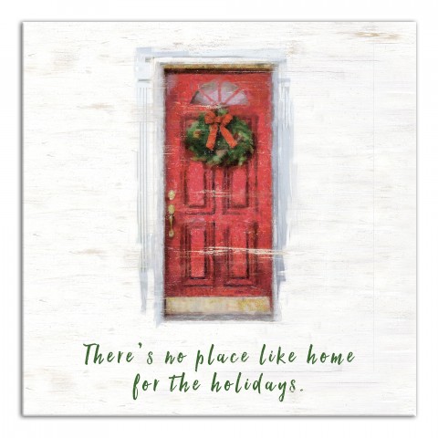 Home for the Holidays 16x16 Canvas Wall Art