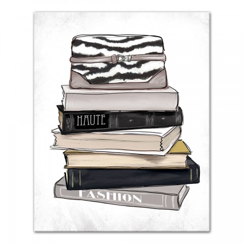 Designs Direct Creative Group Fashion Book Stack Wall Art