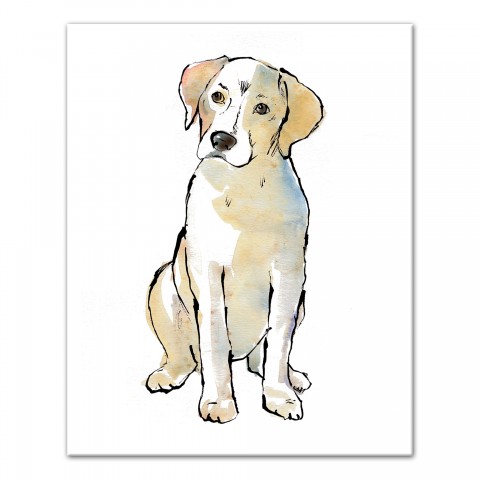 Designs Direct Creative Group Yellow Labrador Dog Wall Art