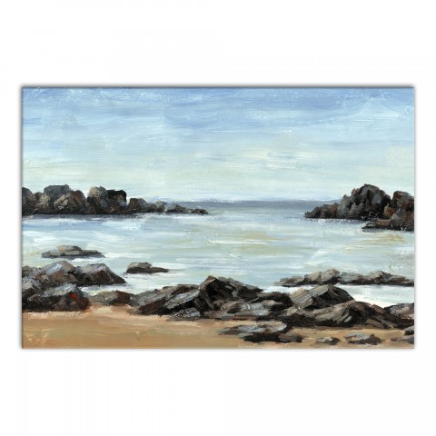 Designs Direct Creative Group Rocky Beach Landscape Wall Art