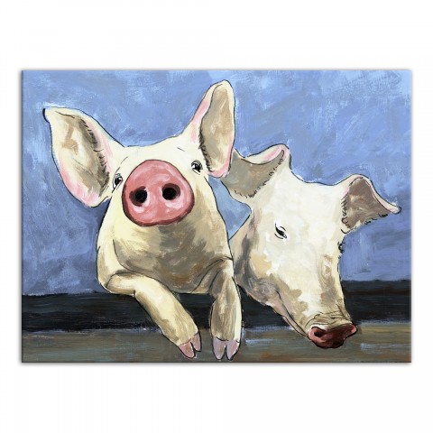 Designs Direct Creative Group Just Pigging Out Wall Art