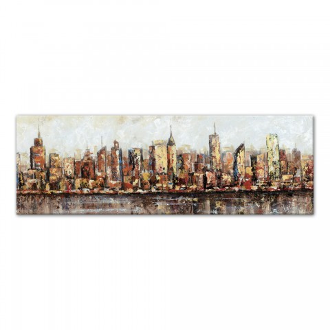 Designs Direct Creative Group Painted Cityscape Wall Art