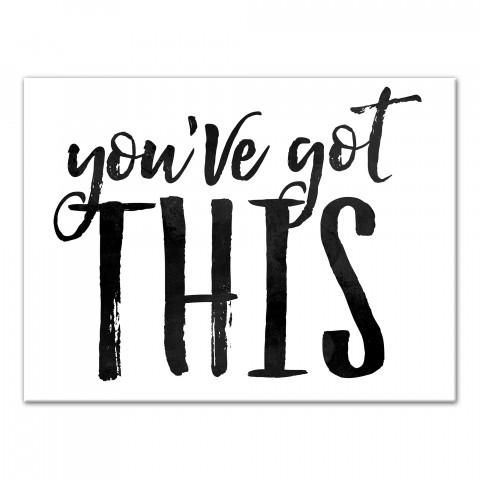 Motivational You've Got This 12x16 Canvas Wall Art