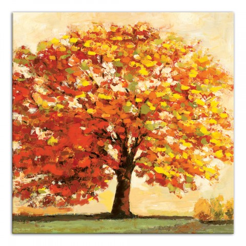 Fall Tree 16x16 Canvas Wall Art