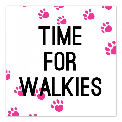 Time For Walkies Wall Art
