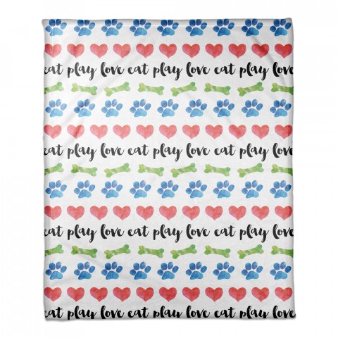 Eat Play Love Throw
