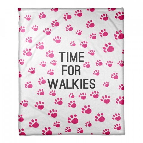 Time for Walkies Throw