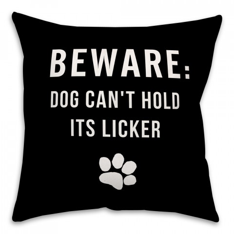 Dog Licker Pillow Cover