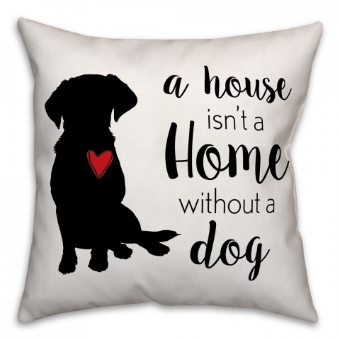House Home Dog Pillow Cover