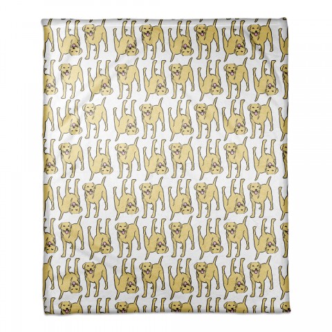 All the Yellow Labs Throw