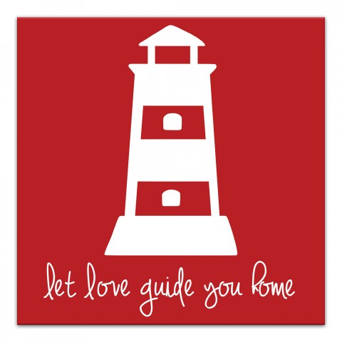 Love Guide Home 12x12 Canvas Wall Art