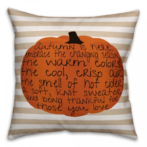 Embrace Autumn Pillow