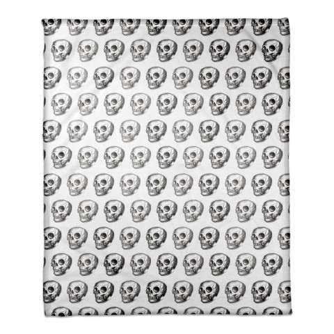 Skull Pattern Throw