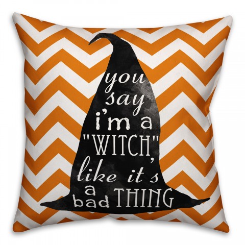 Witchy Saying Pillow