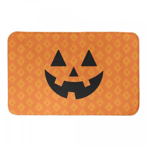 Cute Jack O'Lantern 34x21 Bath Mat