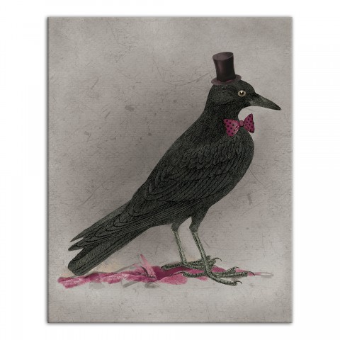 Stylish Crow Wall Art