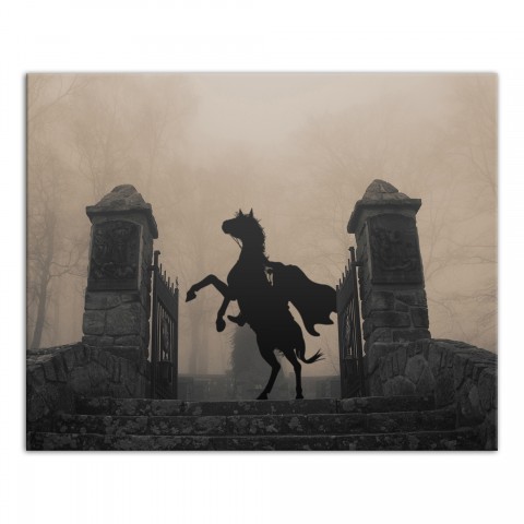 Haunted Cemetery Wall Art
