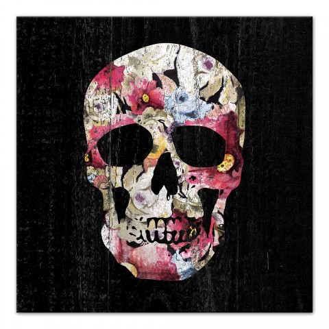 Floral Skull Wall Art
