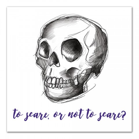 To Scare or Not to Scare Wall Art