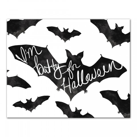 I'm Batty for Halloween Wall Art