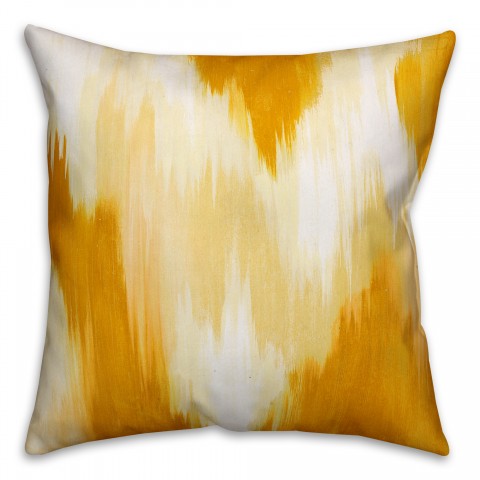 Yellow Abstract Pillow