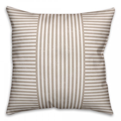Beige Stripes Pillow