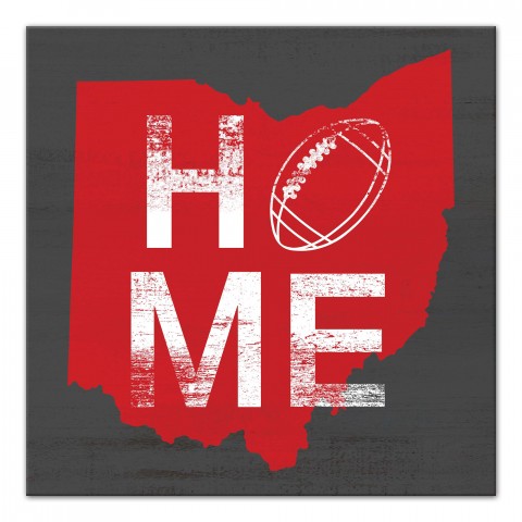 Designs Direct Creative Group Ohio Football State Pride 16x16 Canvas Wall Art