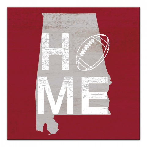 Designs Direct Creative Group Alabama Football Sate Pride 16x16 Canvas Wall Art