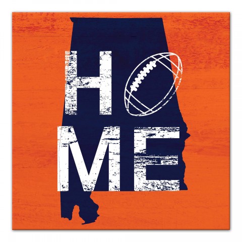 Designs Direct Creative Group Alabama Football Sate Pride 16x16 Canvas Wall Art