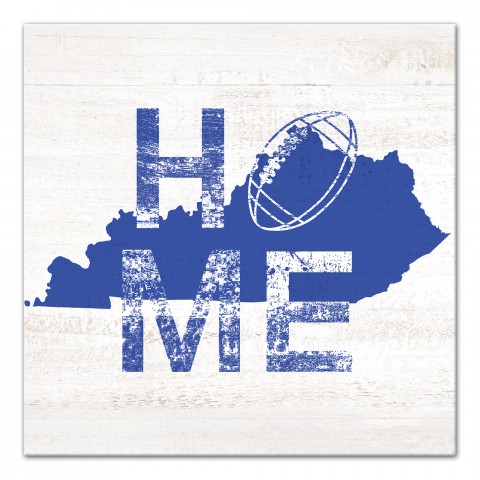 Designs Direct Creative Group Kentucky Football State Pride 16x16 Canvas Wall Art