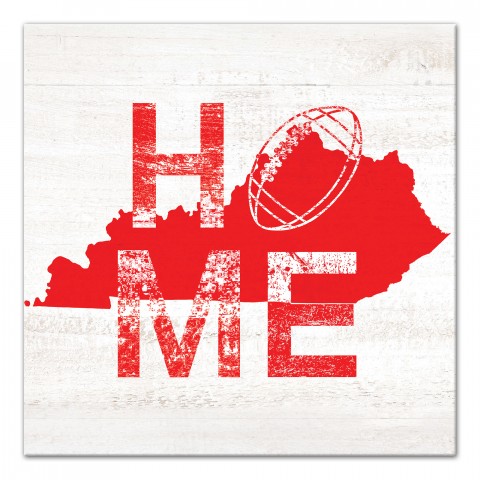 Designs Direct Creative Group Kentucky Football State Pride 16x16 Canvas Wall Art