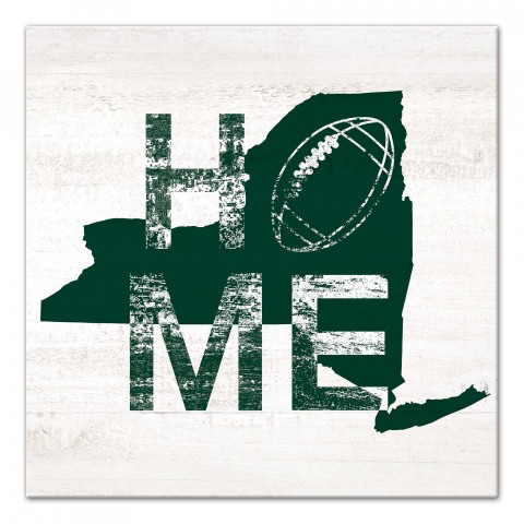Designs Direct Creative Group New York Football State Pride 16x16 Canvas Wall Art