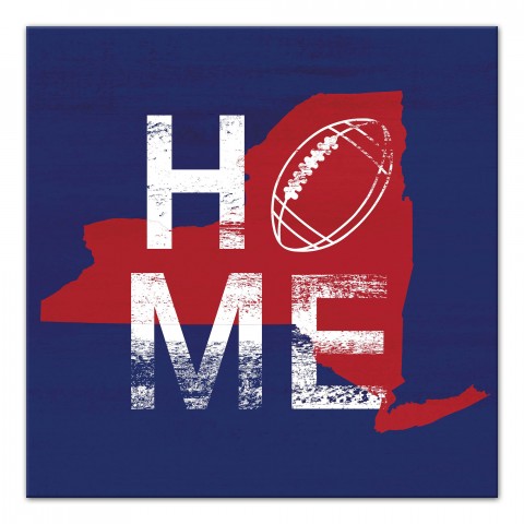 Designs Direct Creative Group New York Football State Pride 16x16 Canvas Wall Art