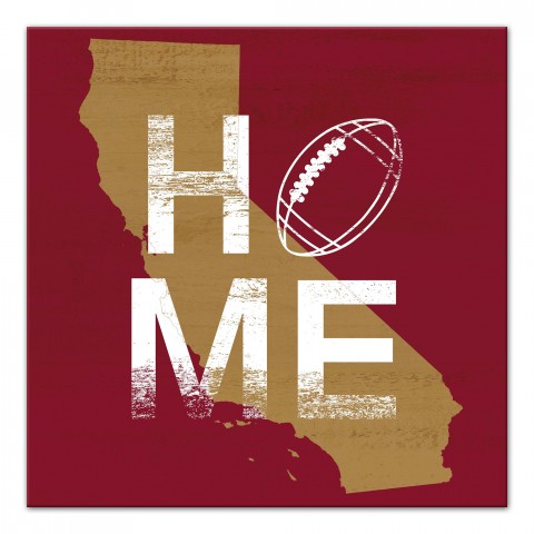 Designs Direct Creative Group California Football State Pride 16x16 Canvas Wall Art