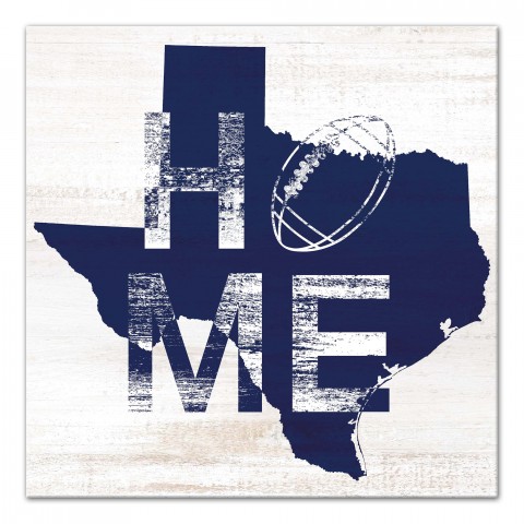Designs Direct Creative Group Texas Football State Pride 16x16 Canvas Wall Art