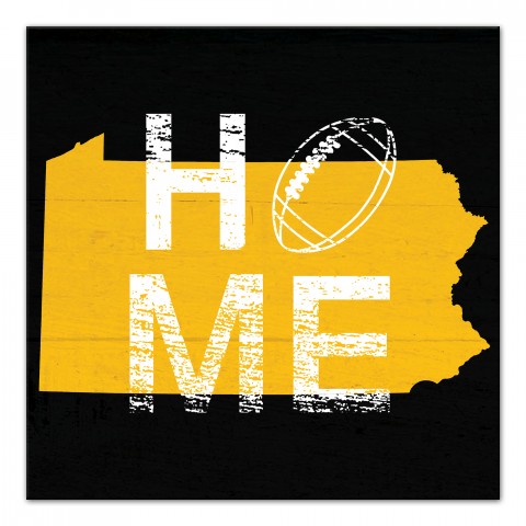 Designs Direct Creative Group Pennsylvania Football State Pride 16x16 Canvas Wall Art