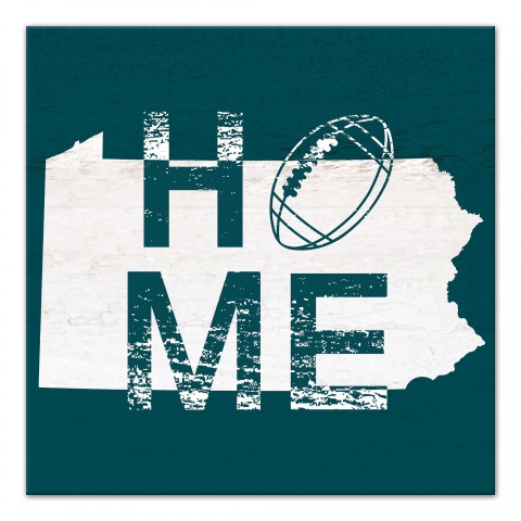 Designs Direct Creative Group Pennsylvania Football State Pride 16x16 Canvas Wall Art