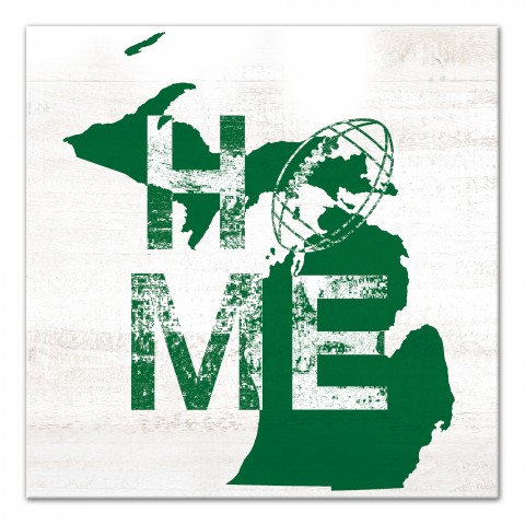 Designs Direct Creative Group Michigan Football State Pride 16x16 Canvas Wall Art