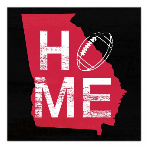 Designs Direct Creative Group Georgia Football State Pride 16x16 Canvas Wall Art