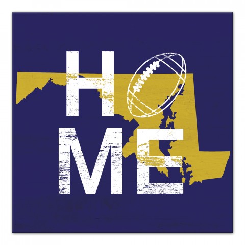 Designs Direct Creative Group Maryland Football State Pride 16x16 Canvas Wall Art