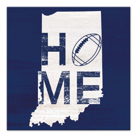 Designs Direct Creative Group Indiana Football State Pride 16x16 Canvas Wall Art